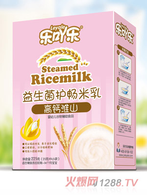 乐吖乐益生菌护畅米乳高钙淮山盒装