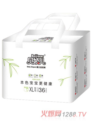 贝娇儿本色婴儿拉拉裤XL36