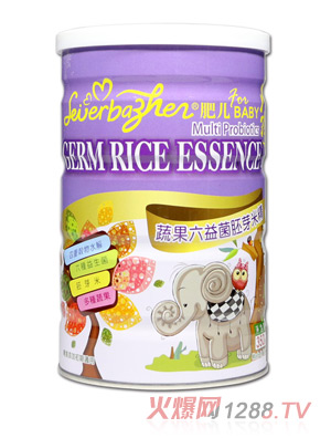 肥儿八珍蔬果六益菌胚芽米精