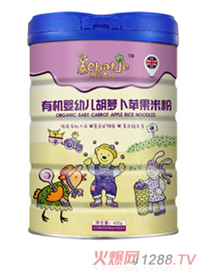 SChatJe思蜜吉儿胡萝卜苹果米粉(罐装)