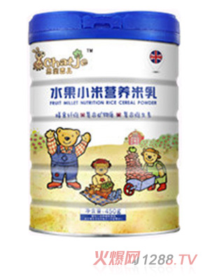 SChatJe思蜜吉儿水果小米米乳(罐装)