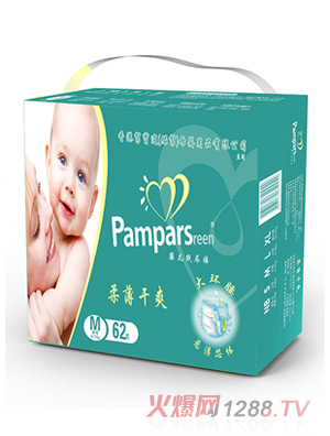 超能阿布柔薄干爽婴儿纸尿裤M62