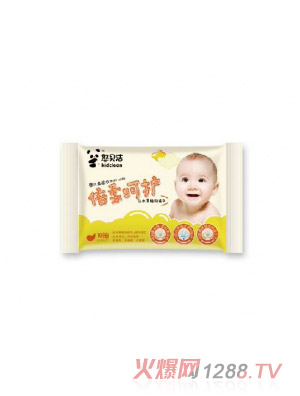 憨贝洁婴儿柔湿巾-倍柔呵护
