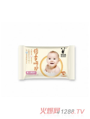 憨贝洁婴儿柔湿巾-倍柔加厚