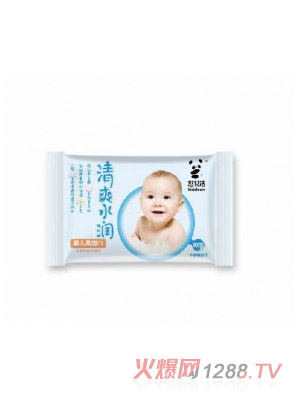 憨贝洁婴儿柔湿巾-清爽水润