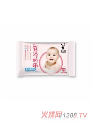 憨贝洁婴儿柔湿巾-乳液娇嫩