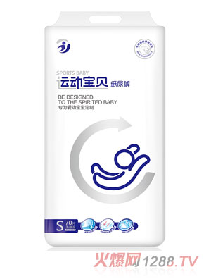 运动宝贝纸尿裤（S码70片）3-8kg