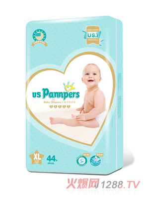 uspannpers欧氏沙漏式纸尿裤XL44