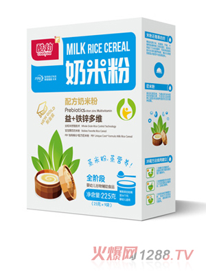酷幼奶米粉-益+铁锌多维-纸盒