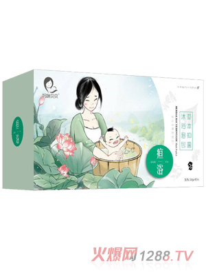 妈咪贝贝草本抑菌沐浴泡包-疸浴