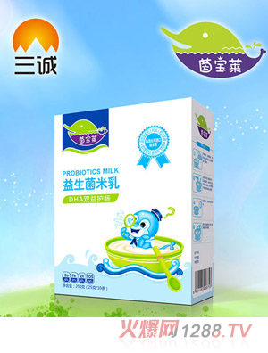 茵宝莱DHA双益护畅益生菌米乳盒装