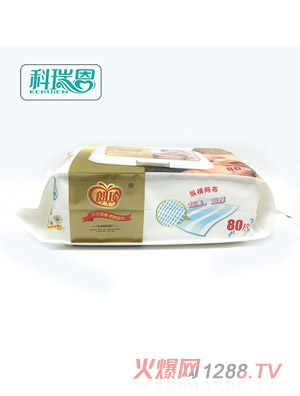 朗琦婴儿口手湿巾80片