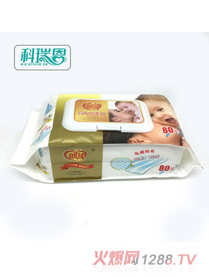 朗琦婴儿口手湿巾80片
