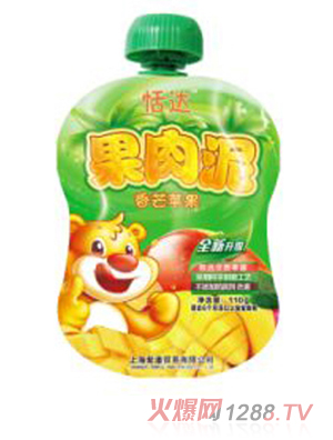 恬达果肉泥-香芒苹果