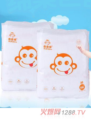 皮皮猴纸尿裤M66