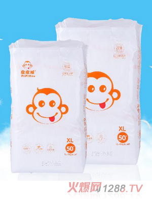 皮皮猴纸尿裤XL50