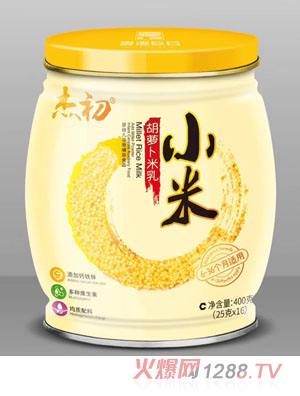 杰初小米胡萝卜米乳400g