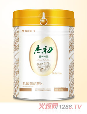 杰初乳酸菌胡萝卜营养米乳