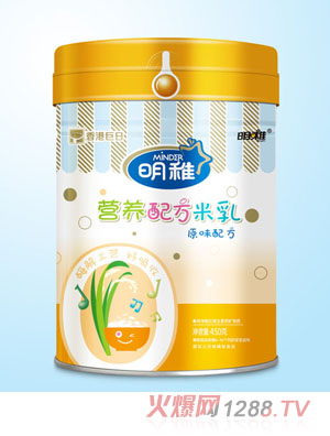 明稚原味营养配方米乳
