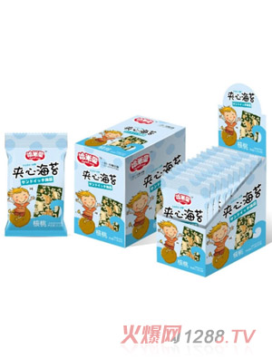 哈米童夹心海苔核桃味