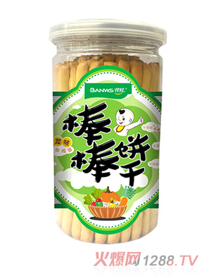 伴娃棒棒饼干蔬菜味