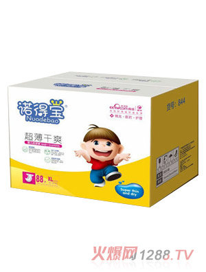 诺得宝超薄干爽纸尿裤XL88