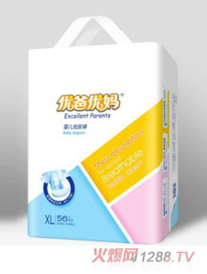 优爸优妈纸尿裤XL56