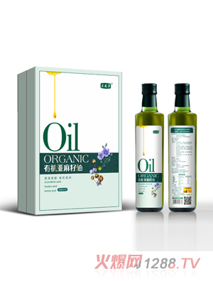 兰花草有机亚麻籽油500ml礼盒装
