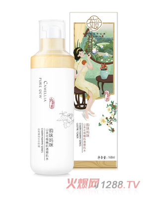 茶爱韵味妈咪山茶花微精肌透凝肌水