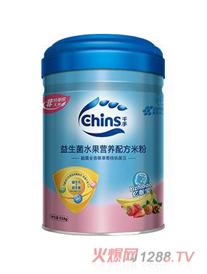 千手益生菌水果营养配方米粉-脑黄金香蕉草莓核桃黑豆