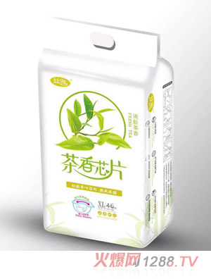 丝逸茶香芯片婴儿纸尿裤XL46
