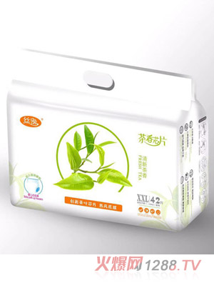 丝逸茶香芯片婴儿拉拉裤XXL42