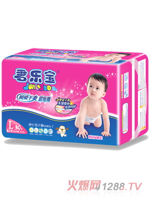 君乐宝瞬吸干爽超级薄尿片L30