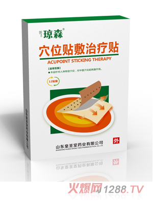 琼森穴位贴敷治疗贴 12贴