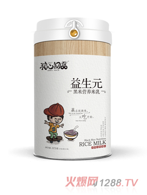 粮心初品益生元黑米营养米乳