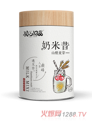 粮心初品山楂麦芽奶米昔