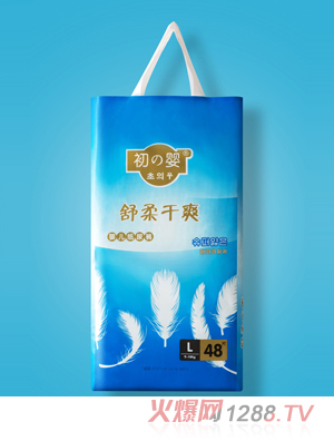 初之婴舒柔干爽婴儿纸尿裤L48