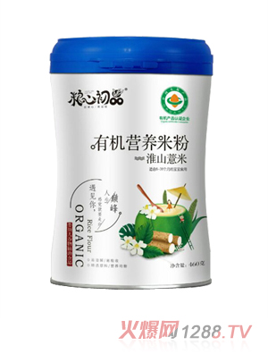 粮心初品有机营养米粉-淮山薏米