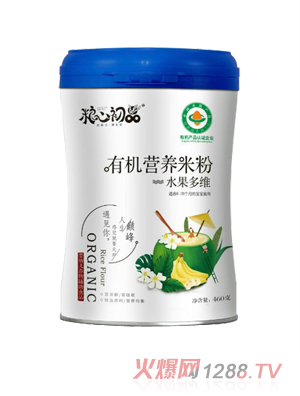 粮心初品有机营养米粉-水果多维