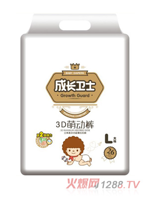 成长卫士3D萌动裤L26