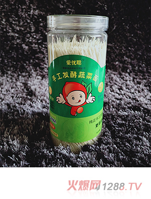 爱优聪手工发酵蔬菜面-菠菜味