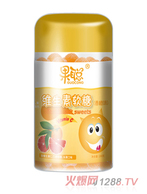 果聪维生素软糖香橙味100g