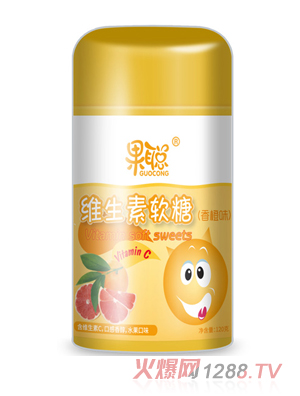 果聪维生素软糖香橙味120g