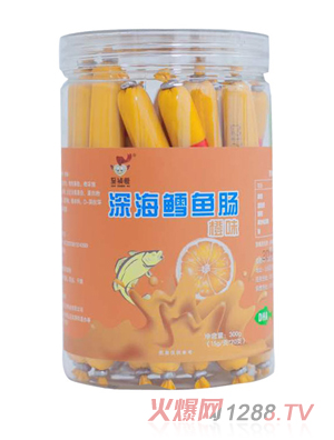 至祯爱深海鳕鱼肠-橙味300g