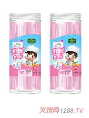 好娃娃纤蔬原汁面-火龙果口味