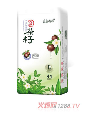 婆婆·妈妈天然茶籽纸尿裤L44