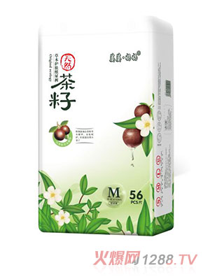 婆婆·妈妈天然茶籽纸尿裤M56