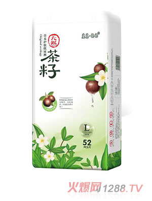 婆婆·妈妈天然茶籽纸尿裤L52