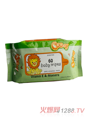 蝶雅丝60片装一次性宝宝湿巾