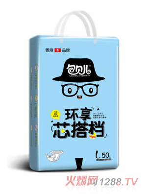 包贝儿环享式芯搭档纸尿裤L50